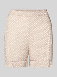 Regular pyjamabroek van pure viscose, model 'SATEEN' van BOSS Beige - 15