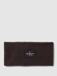 Stirnband mit Label-Patch Modell 'MONOLOGO' von CK Calvin Klein Braun - 18