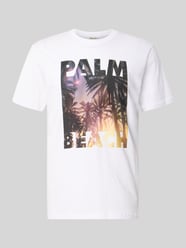 krój regular fit t-shirt z czystej bawełny model 'MAGDY LIFE' od ONLY & SONS - 5