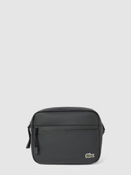 Torba na ramię z wyhaftowanym logo model ‘REPORTER’ od Lacoste Czarny - 33