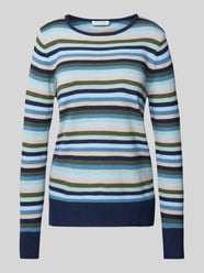 Sweter z dzianiny z mieszanki wiskozy z okrągłym dekoltem od Christian Berg Woman - 26