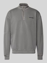 Oversized sweatshirt met opstaande kraag van Pegador - 35