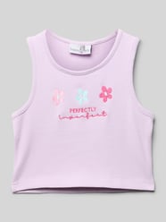 Tanktop mit Motiv-Stitchings von Happy Girls - 14