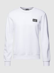Sweatshirt mit Label-Detail von EA7 Emporio Armani Weiß - 38