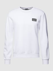 Sweatshirt met labeldetail van EA7 Emporio Armani Wit - 10