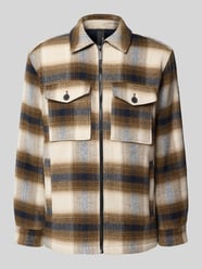 Comfort fit overhemdjack met voering van teddybont van Tom Tailor - 35