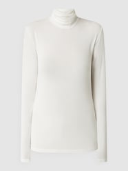 Shirt met lange mouwen en col, model 'Dede' van MaxMara Leisure Wit - 4