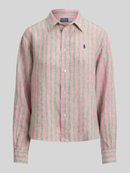 Boxy fit Overhemdblouse van puur linnen van Polo Ralph Lauren - 9