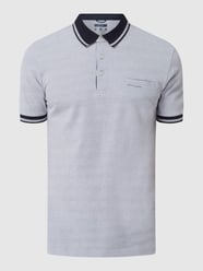 Poloshirt van piqué van Pierre Cardin Grijs / zwart - 35