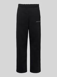 Straight Leg Sweatpants mit Label-Print Modell 'Kani Ellipse' von KARL KANI - 17
