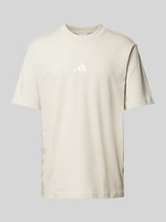 T-Shirt mit Logo-Stitching von ADIDAS SPORTSWEAR Beige - 6