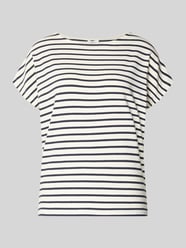 Oversized t-shirt z mieszanki wiskozy od s.Oliver RED LABEL - 43