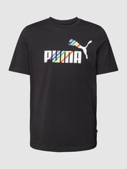 T-Shirt mit Label-Print Modell 'LOVE IS LOVE' von PUMA PERFORMANCE Schwarz - 1