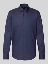 Slim Fit Business-Hemd mit Kentkragen Modell 'Joe' von BOSS Blau - 23