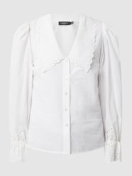 Bluse mit Lochstickerei Modell 'Kathlin' von Soaked in Luxury Weiß - 8