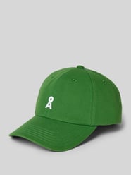 Baseballpet met labelstitching, model 'YENAAS' van Armedangels Groen - 4