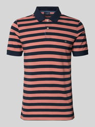 Modern Fit Poloshirt mit Logo-Stitching von Christian Berg Men Orange - 30