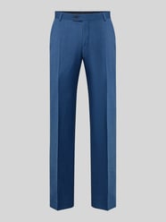 Regular fit pantalon met persplooien van bugatti - 9