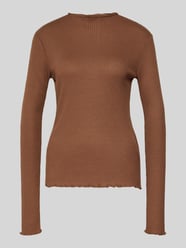 Bluzka z długim rękawem o kroju slim fit z dodatkiem wiskozy od s.Oliver RED LABEL - 26