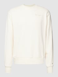 Bluza z wyhaftowanym logo model ‘Crewneck’ od CHAMPION Biały - 3