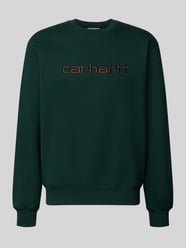 Regular Fit Sweatshirt aus Baumwoll-Mix mit Logo-Stickerei von Carhartt Work In Progress - 5