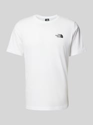 T-Shirt mit Label-Print von The North Face Weiß - 24