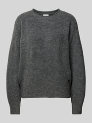 Gebreide pullover met ronde hals, model 'IRMA' van Pepe Jeans Grijs / zwart - 28