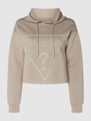 Hoodie aus Scuba von Guess Activewear Beige - 16