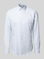 Slim fit zakelijk overhemd van katoen met kentkraag van Jake*s - 18