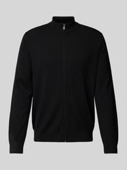 Slim fit gebreid jack met opstaande kraag van OLYMP Level Five - 39