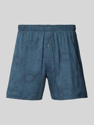 Boxershorts mit Label-Detail von Schiesser Blau - 5