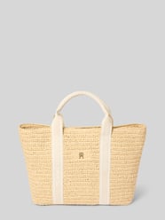 Shopper im Häkel-Look von Tommy Hilfiger Beige - 4