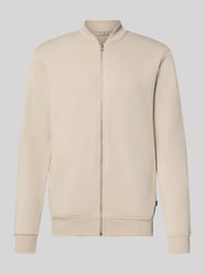 Regular Fit Sweatjacke aus Baumwoll-Mix Modell 'CERES' von ONLY & SONS Beige - 25