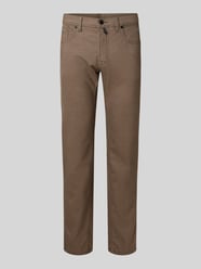 Slim fit stoffen broek met viscose, model 'Lyon' van Pierre Cardin Beige - 12
