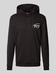 Regular Fit Hoodie mit Label-Print von Tommy Jeans Schwarz - 40