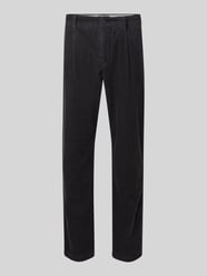 Tapered Fit Cordhose aus reiner Baumwolle Modell 'OSBY PLEATS' von Marc O'Polo - 40