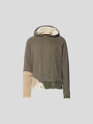 Hoodie im Patchwork-Look von Greg Lauren Grün - 28