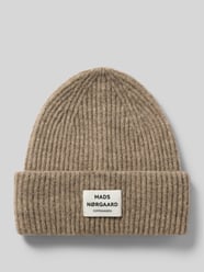 Beanie van wolmix model 'Tosca Anju' van MADS NØRGAARD Beige - 11