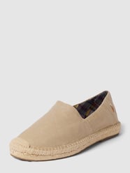 Espadryle z wyhaftowanym logo model ‘CEVIO’ od Polo Ralph Lauren Beżowy - 34