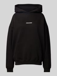 Oversized Hoodie mit Label-Stitching Modell 'CLARITA' von Pegador Schwarz - 14