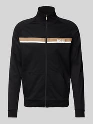 Sweatjacke mit Label-Print von BOSS - 36