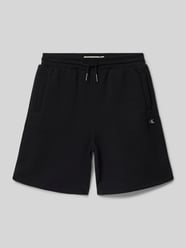 Szorty dresowe o kroju regular fit z mieszanka bawełny od Calvin Klein Jeans - 5