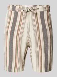 Regular Fit Bermudas mit Strukturmuster Modell 'BRODY' von SELECTED HOMME - 33