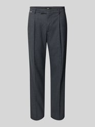 Regular fit stoffen broek met persplooien, model 'Salto' van Cinque - 4