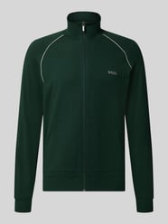 Regular Fit Sweatjacke aus Baumwoll-Mix Modell 'Mix&Match' von BOSS - 42