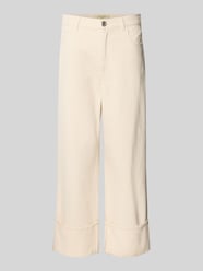 Jeans o kroju relaxed fit z szerokimi nogawkami z czystej bawełny model 'GESTO' od Weekend Max Mara - 11