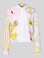 Overhemdblouse van zijdemix van Herzensangelegenheit - 21