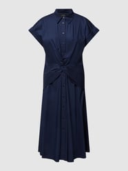 Overhemdjurk met drapering, model 'CIAN' van Lauren Ralph Lauren Blauw - 21