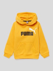Hoodie mit Label-Print Modell 'Col Big' von Puma Orange - 33