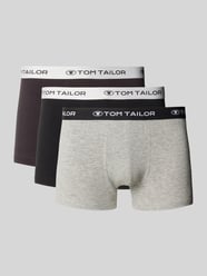 Pants mit elastischem Logo-Bund im 3er-Pack von Tom Tailor - 34